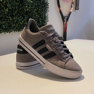 Adidas Charcoal and Black Casual Sneakers